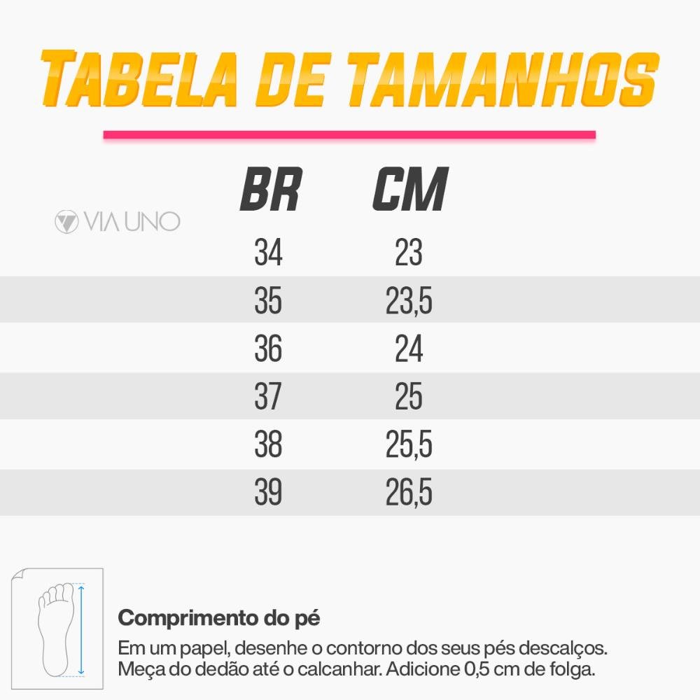 Tênis Via Uno Moda Slip On Feminino Branco 4