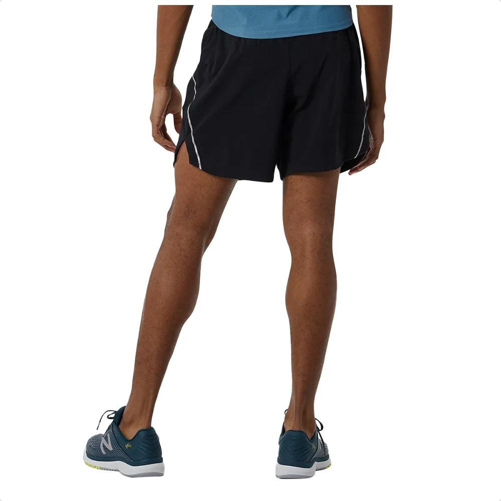 Bermuda New Balance Impact Run 7 Masculino Preto 2