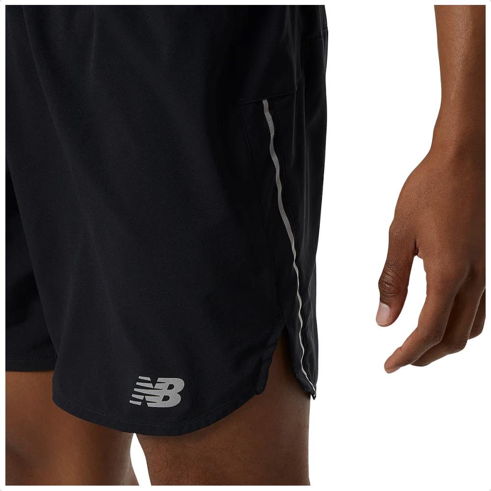 Bermuda New Balance Impact Run 7 Masculino Preto 3