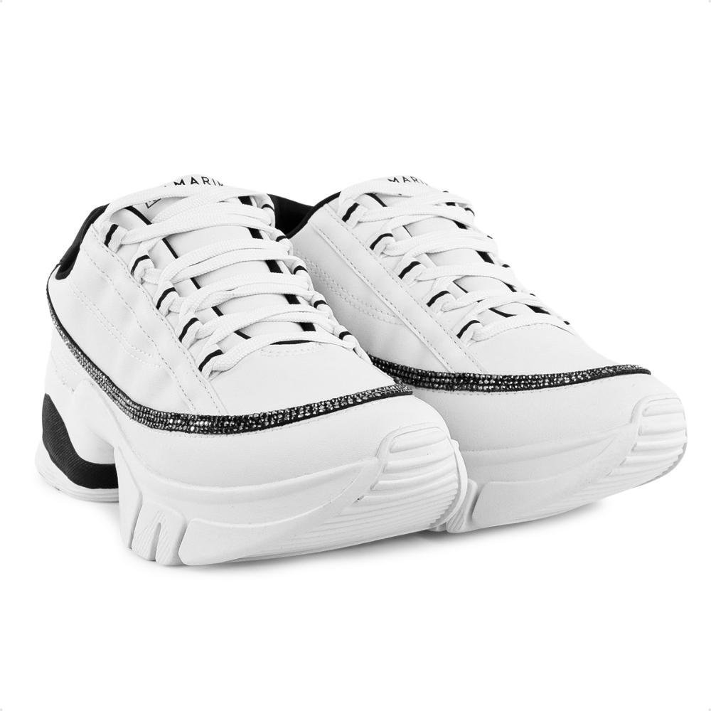 Tênis Ramarim Dreams Casual Feminino Branco/Preto 3