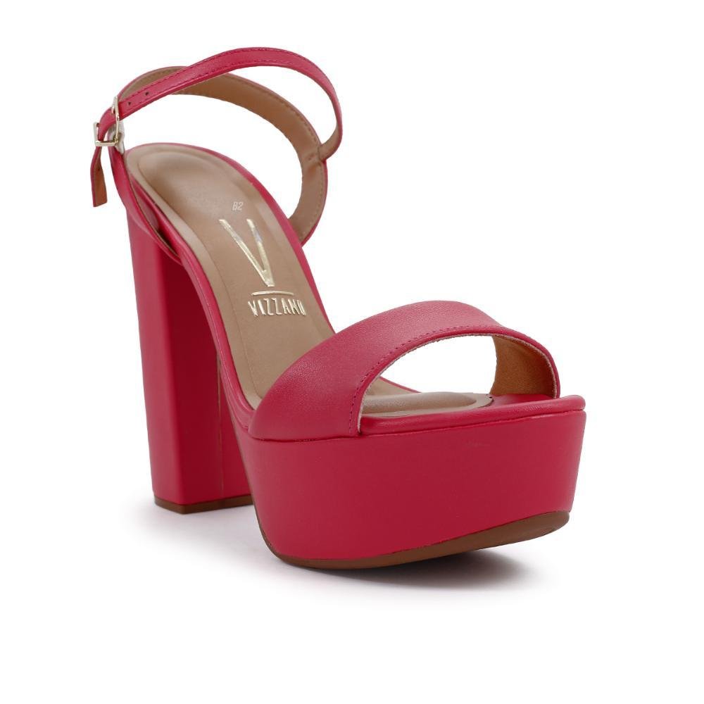 Sandália Vizzano Salto Alto Meia Pata Feminino Rosa/Pink 3