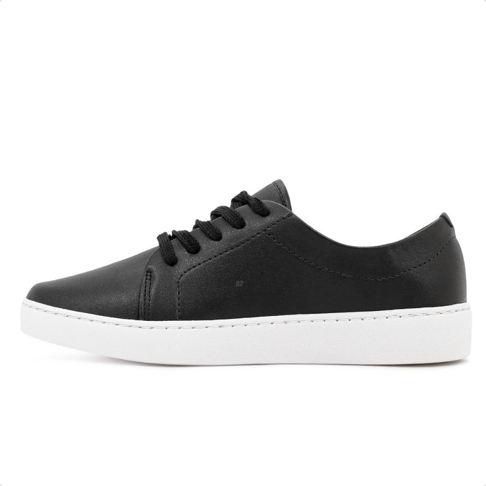 Tênis Vizzano Básico Casual Feminino Preto/Branco 2