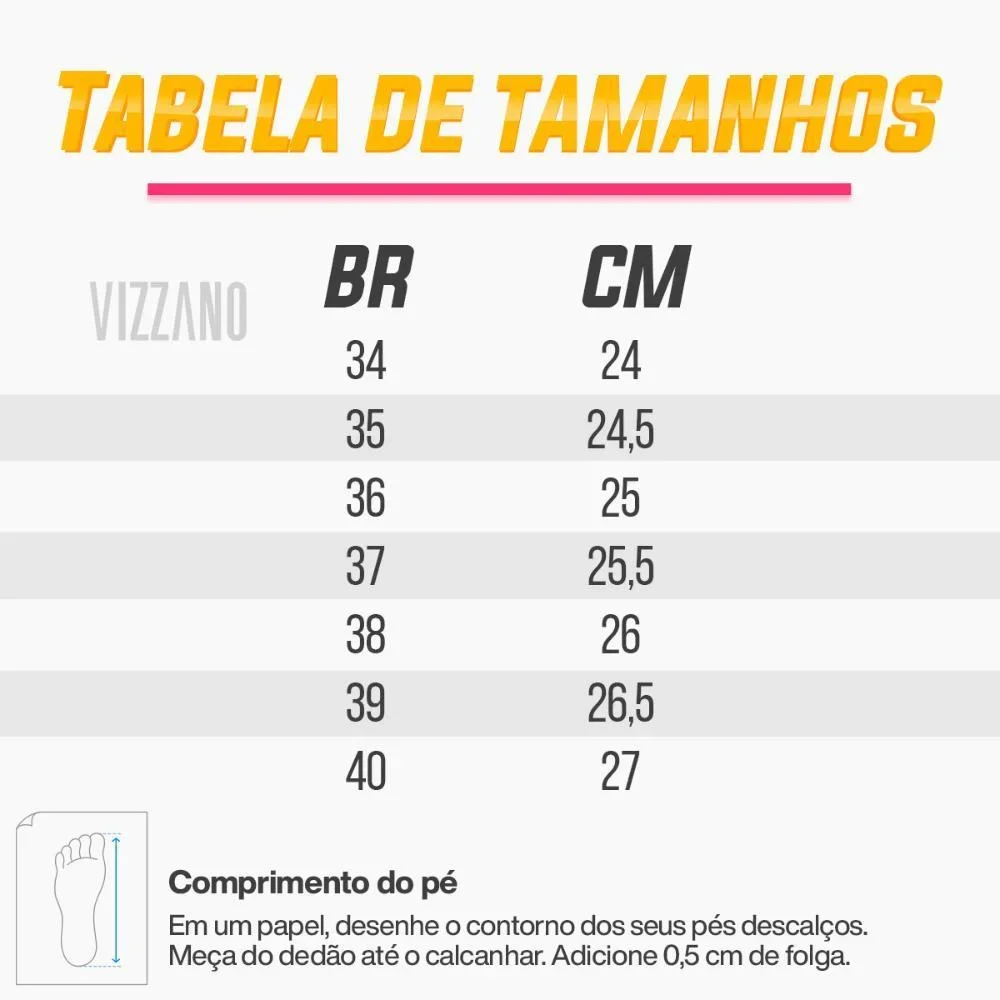 Tênis Vizzano Básico Casual Feminino Preto 5