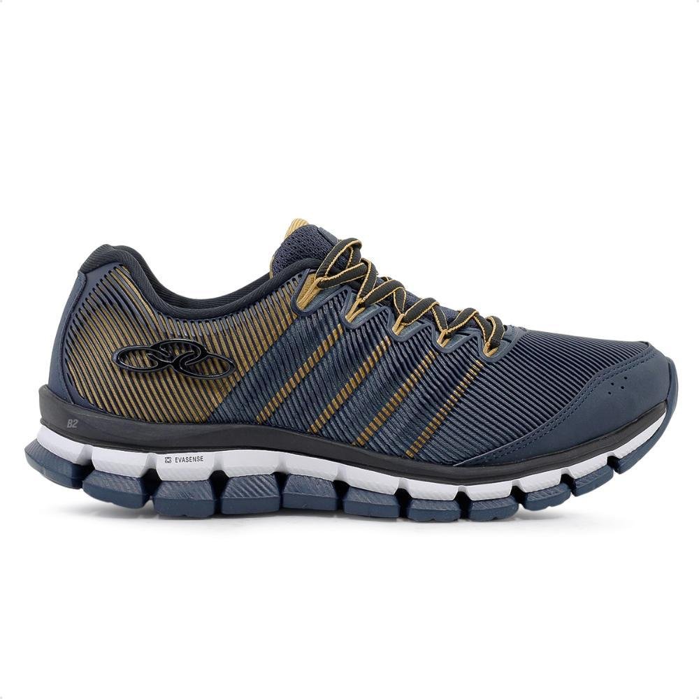 Tenis Olympikus Dynamic Masculino Azul Marinho/Dourado 1