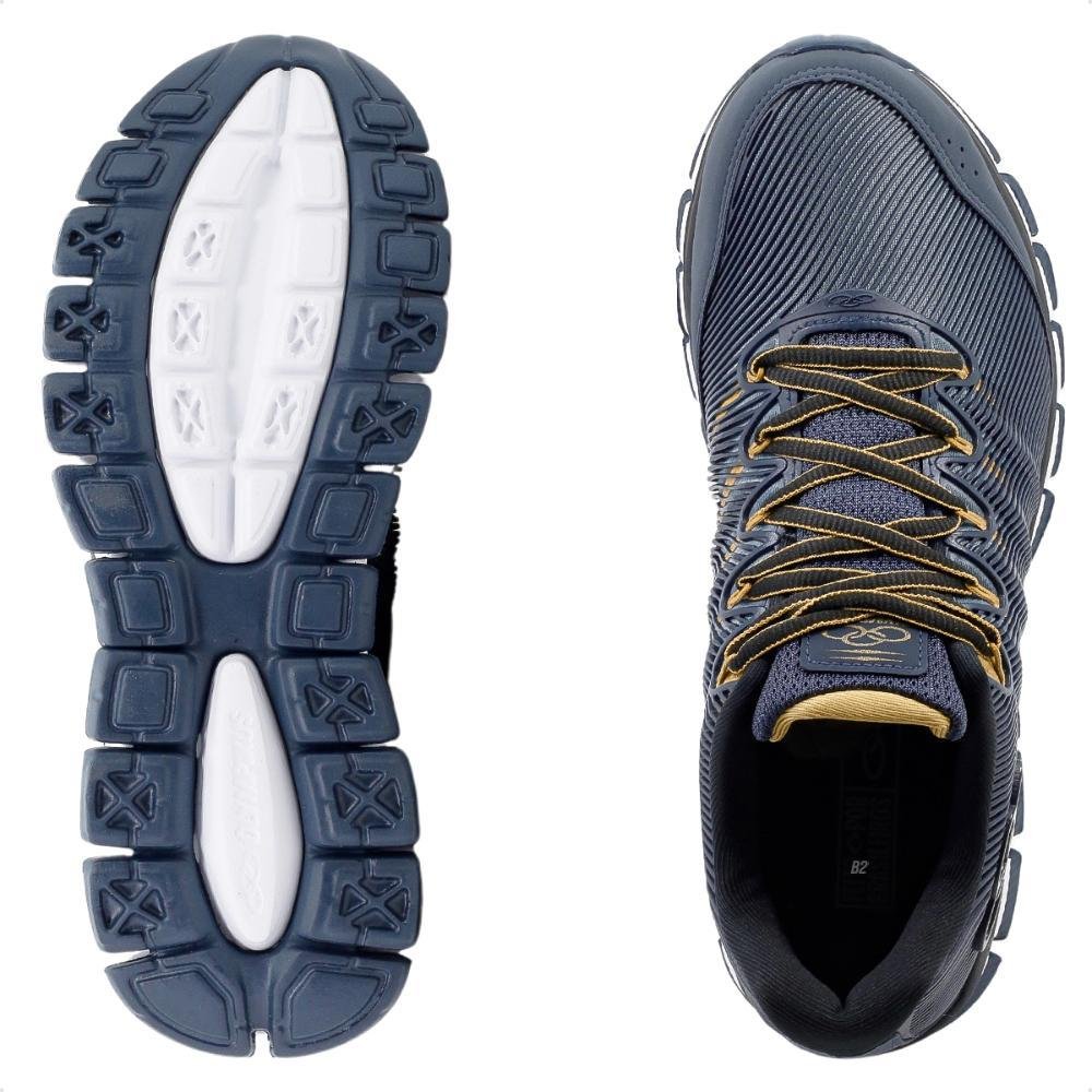 Tenis Olympikus Dynamic Masculino Azul Marinho/Dourado 5