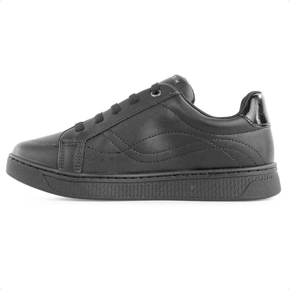 Tenis Ramarim Casual Strass Feminino Preto/Prata 2