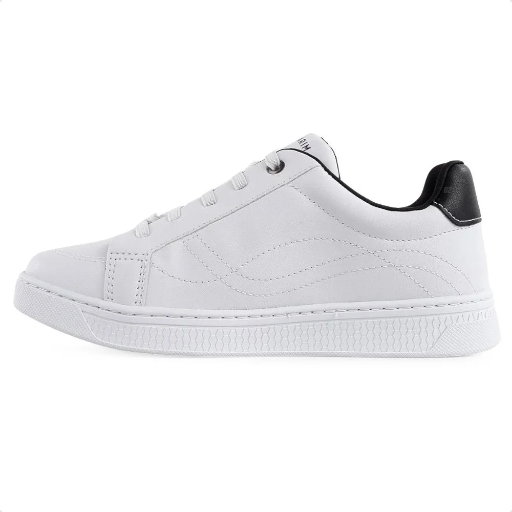 Tenis Ramarim Casual Strass Feminino Branco/Preto 2