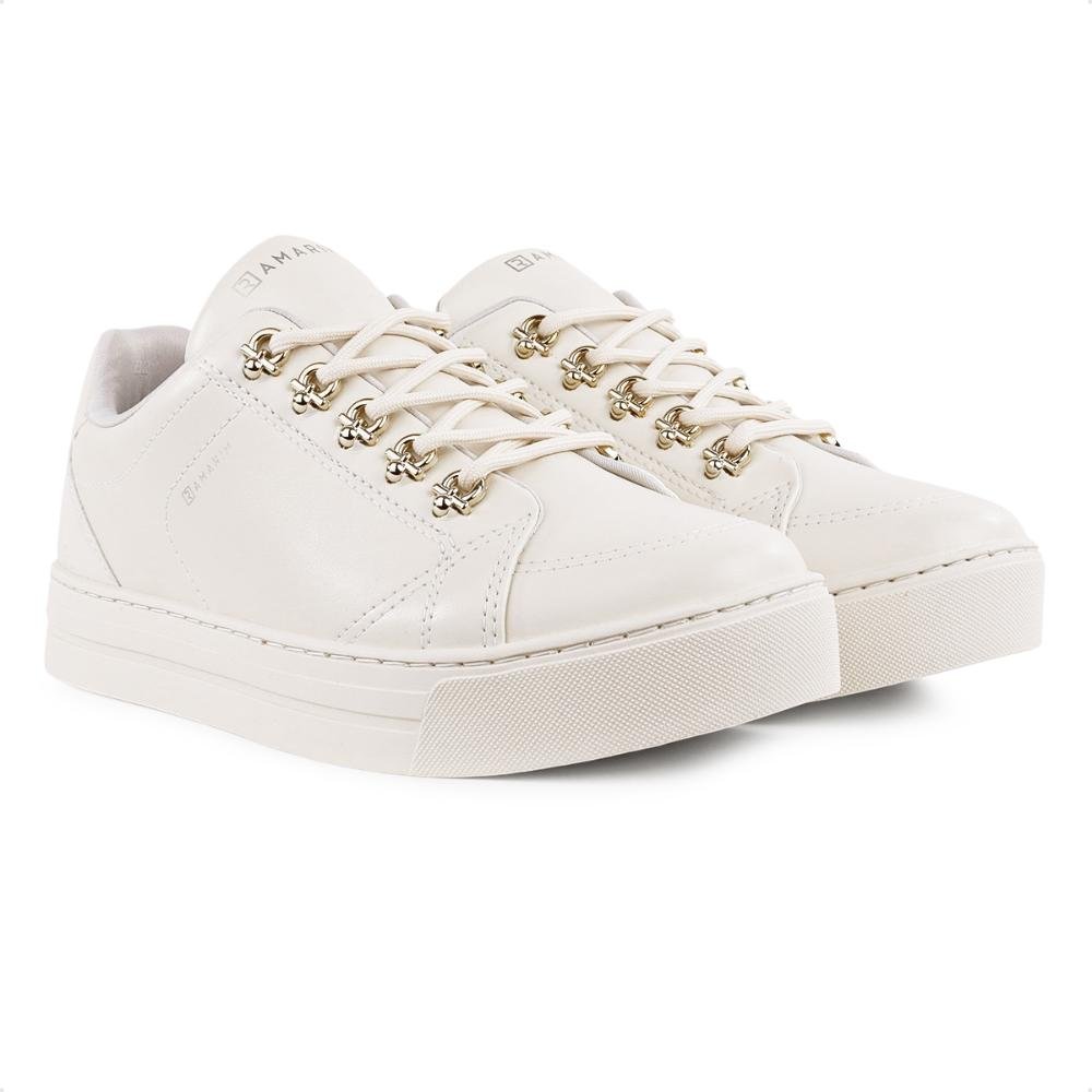 Tenis Ramarim Casual Cadarço Feminino Branco 3