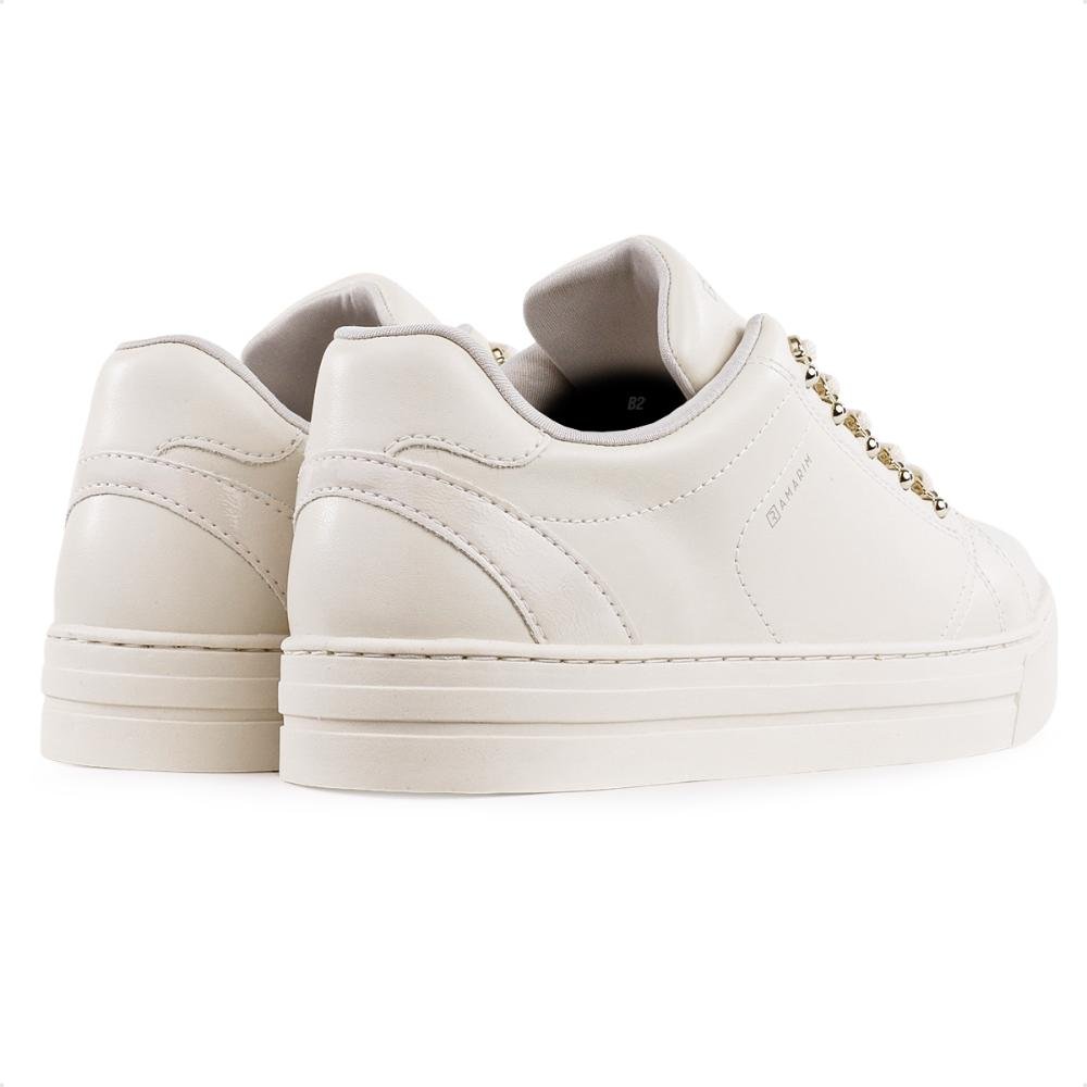 Tenis Ramarim Casual Cadarço Feminino Branco 5