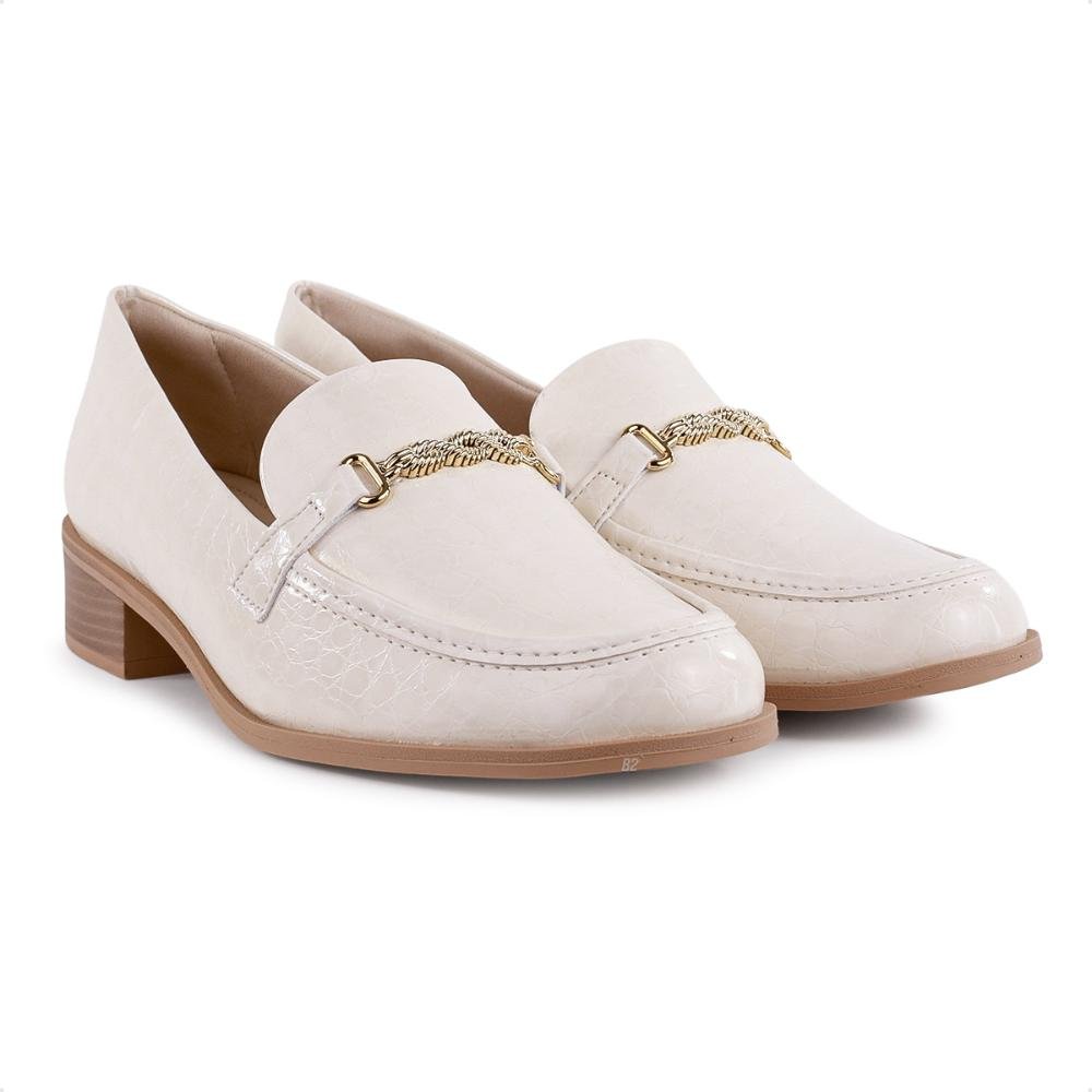 Mocassim Ramarim Casual Feminino Branco 3