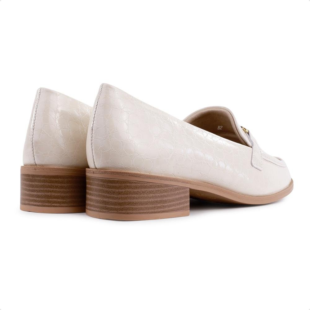 Mocassim Ramarim Casual Feminino Branco 5