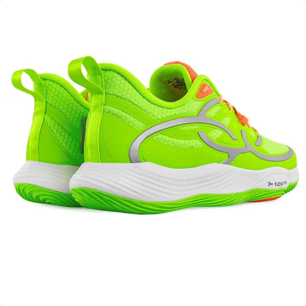 Tênis Olympikus Qu4dra Quadra BR1 Unissex Verde/Branco 5