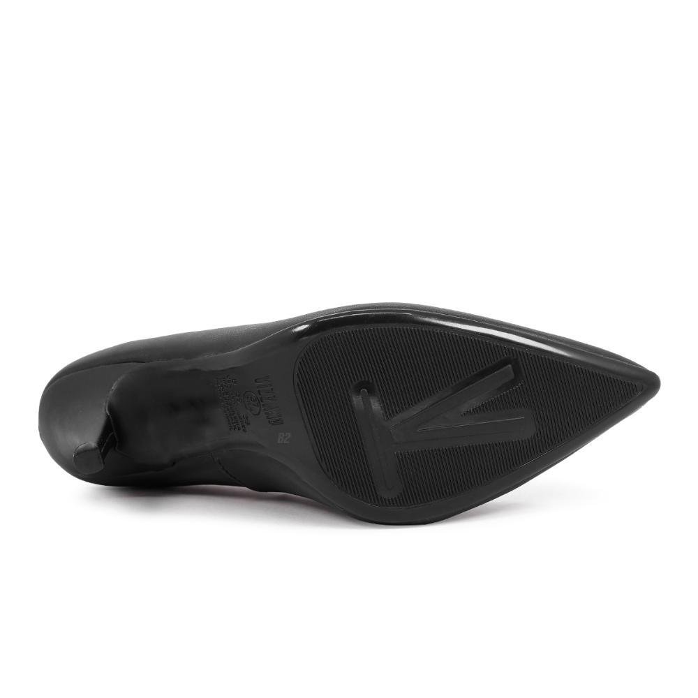 Scarpin Vizzano Bico Fino Verniz Feminino Preto 6
