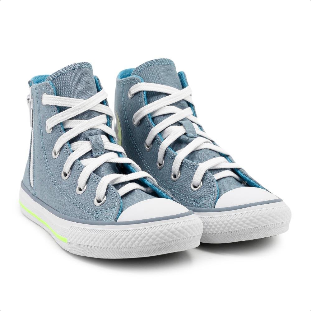 Tênis Converse Chuck Taylor All Star Sidi Zip Infantil Azul 3