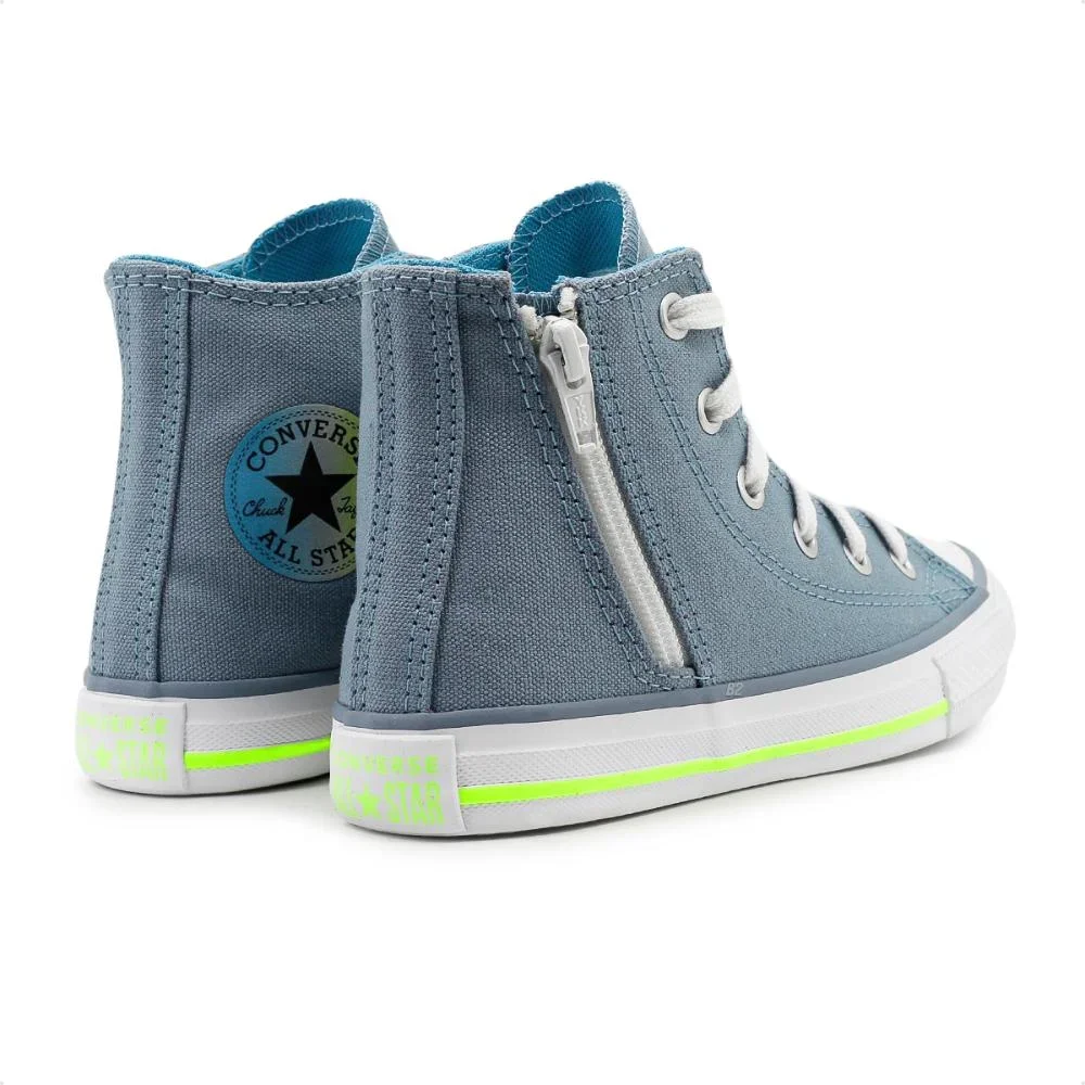 Tênis Converse Chuck Taylor All Star Sidi Zip Infantil Azul 5