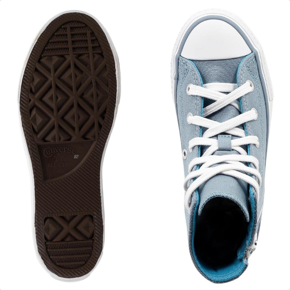 Tênis Converse Chuck Taylor All Star Sidi Zip Infantil Azul 6
