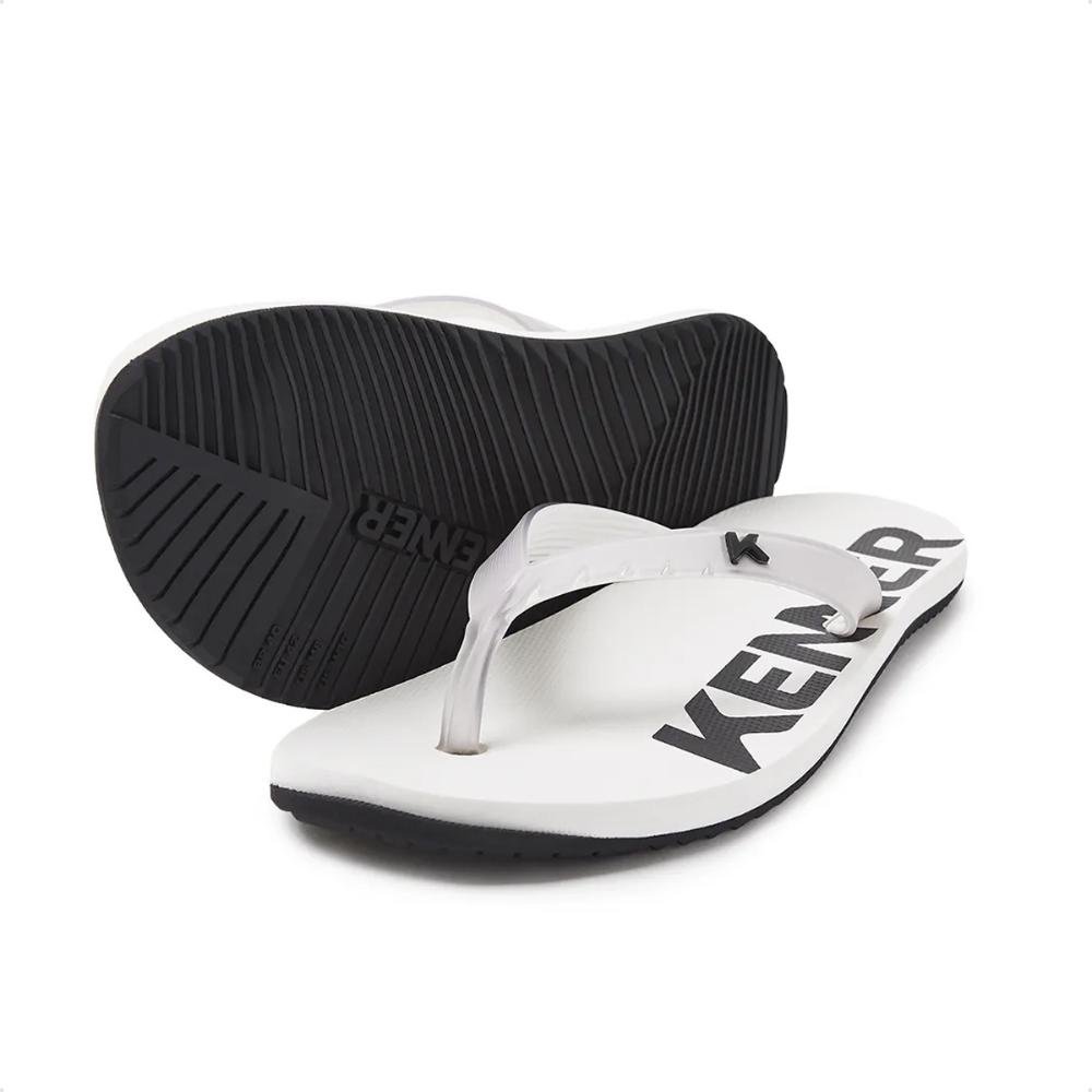 Sandália Kenner Red Branco/Preto 2