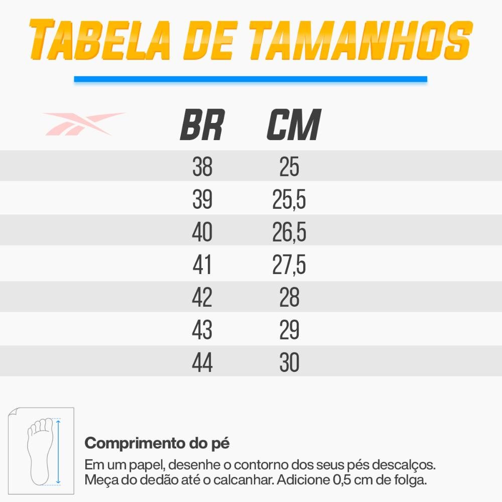 Tênis Reebok Ramprush Unissex Branco/Preto 4