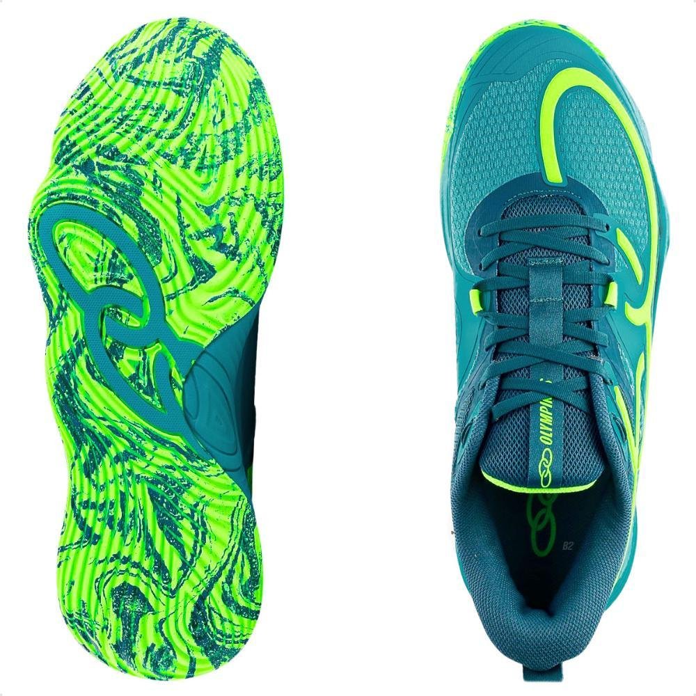 Tênis Olympikus Qu4dra Quadra BR1 Unissex Verde 6