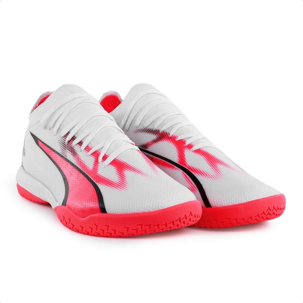 Chuteira Futsal Puma Ultra Match  IT Bdp  Unissex Branco 3