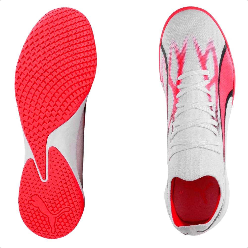 Chuteira Futsal Puma Ultra Match  IT Bdp  Unissex Branco 6