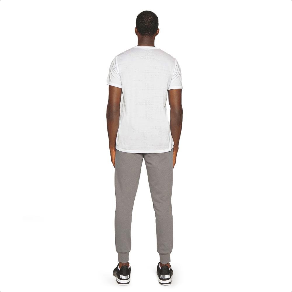 Camiseta Puma Jacquard SS Tee Masculina Branco 2