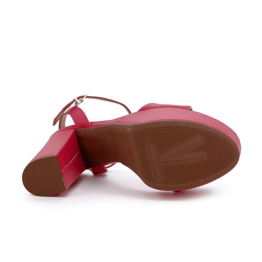 Sandália Vizzano Salto Alto Feminino Rosa Pink 6