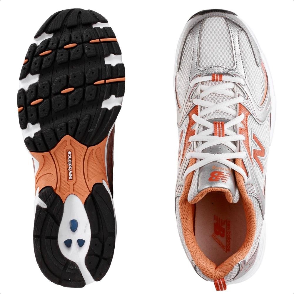 Tênis New Balance 530 Unissex Cinza/Laranja 5