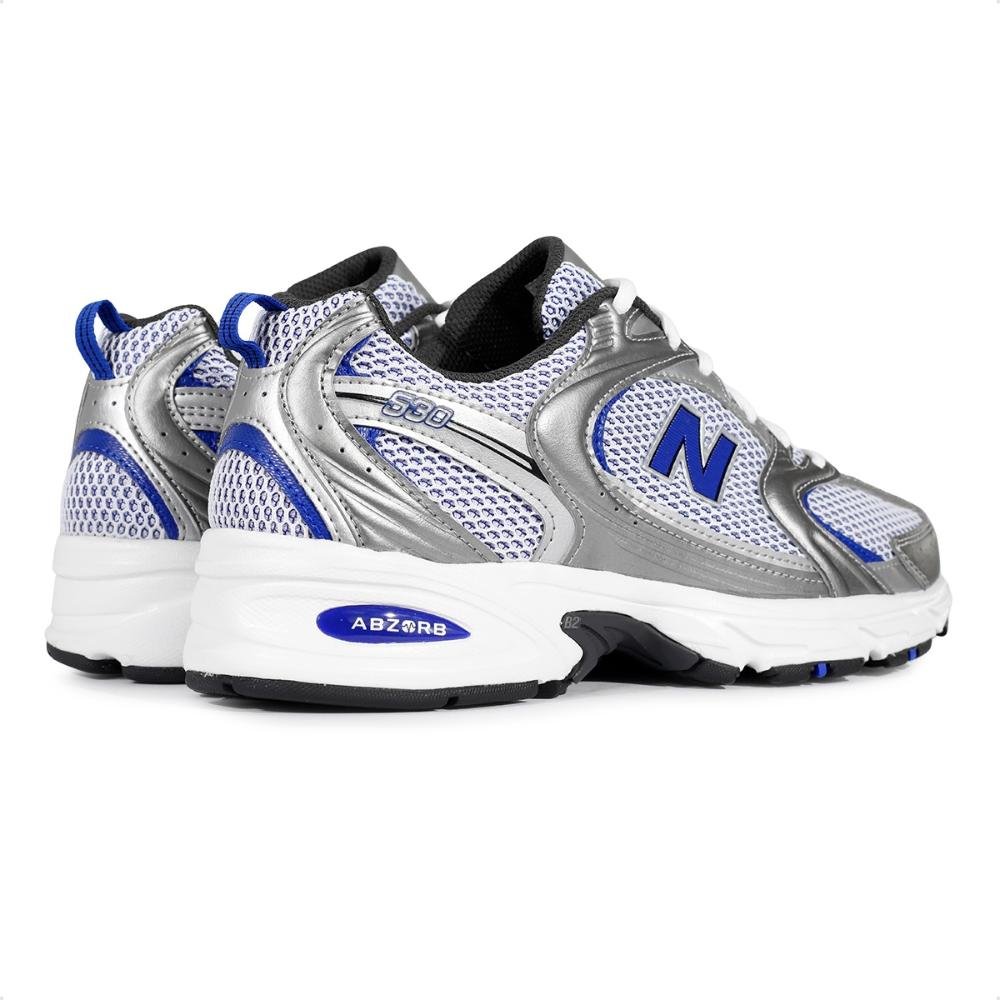 Tênis New Balance 530 Unissex Cinza/Azul 5