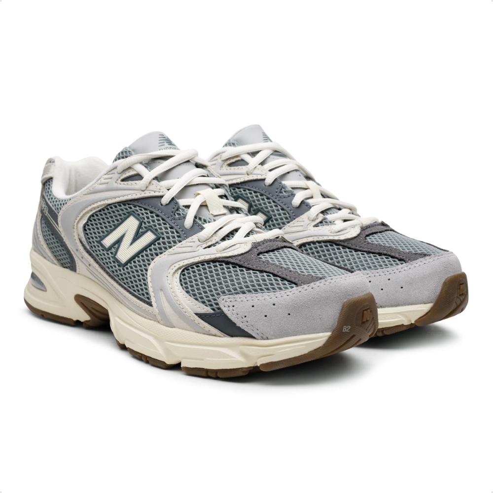 Tênis New Balance 530 Unissex Cinza/Verde 4