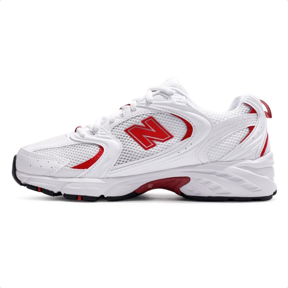 Tênis New Balance 530 Unissex Branco/Vermelho 2