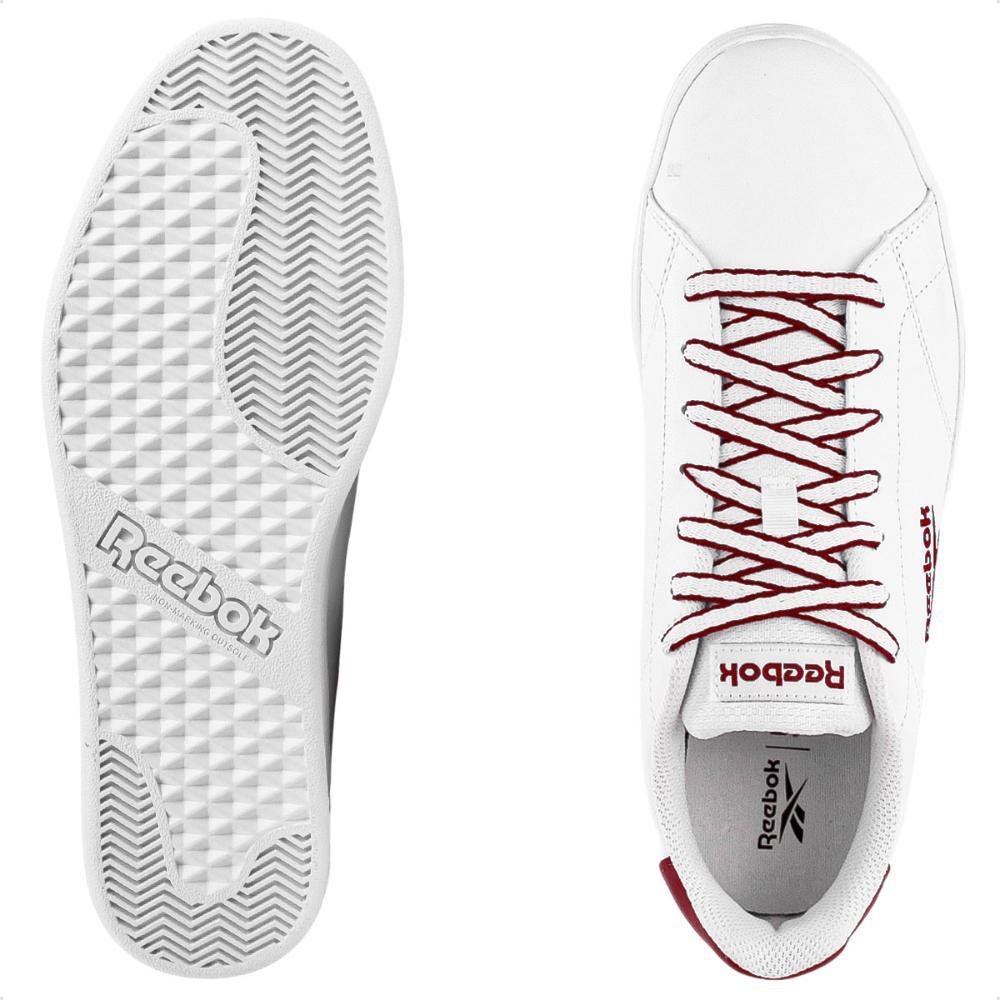 Tênis Reebok Royal Complete Sport Masculino Branco/Vermelho 5