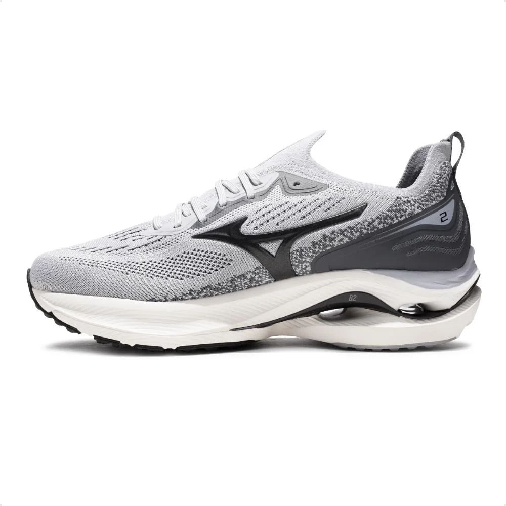 Tênis Mizuno Wave Zest 2 Masculino Cinza/Preto 2