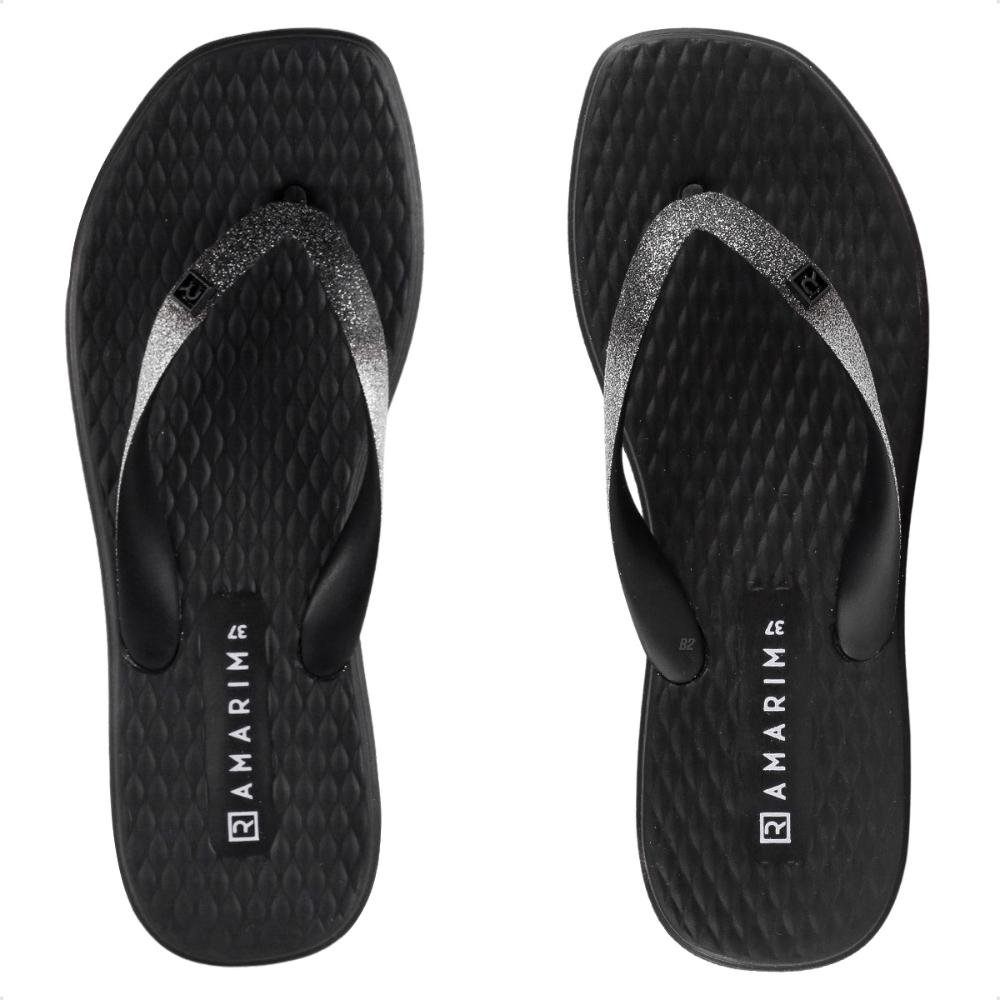 Chinelo Ramarim Plataforma Casual Feminino Preto 1