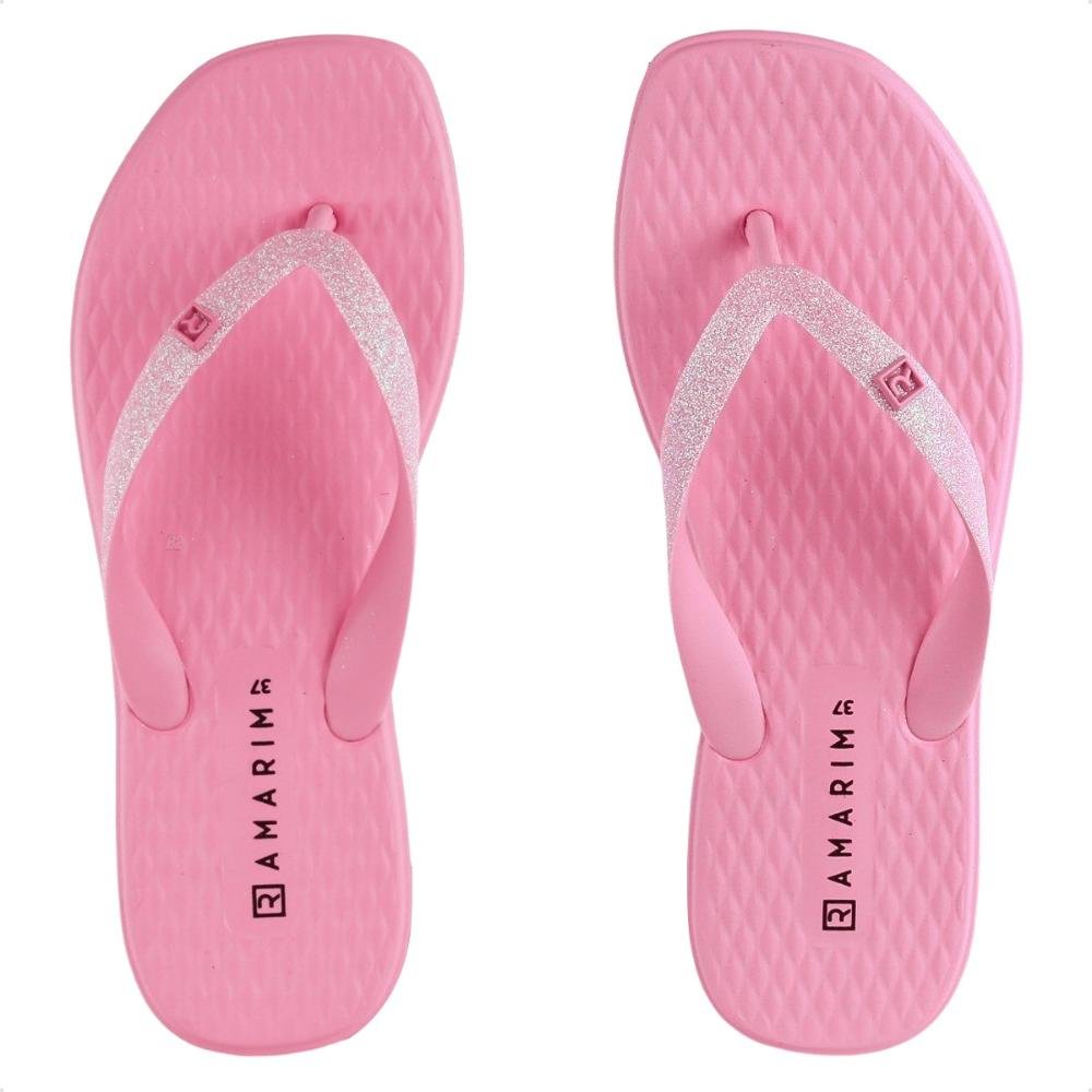 Chinelo Ramarim Plataforma Feminino Rosa 1
