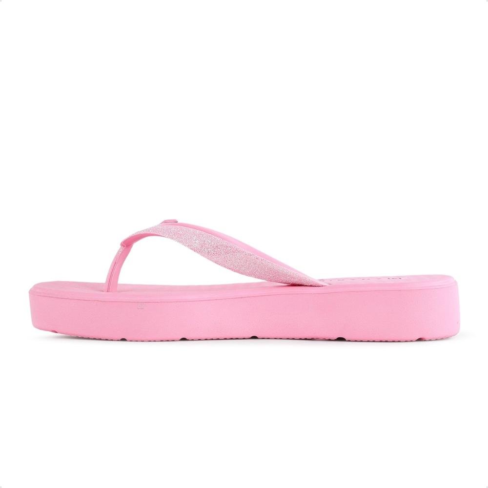 Chinelo Ramarim Plataforma Feminino Rosa 3