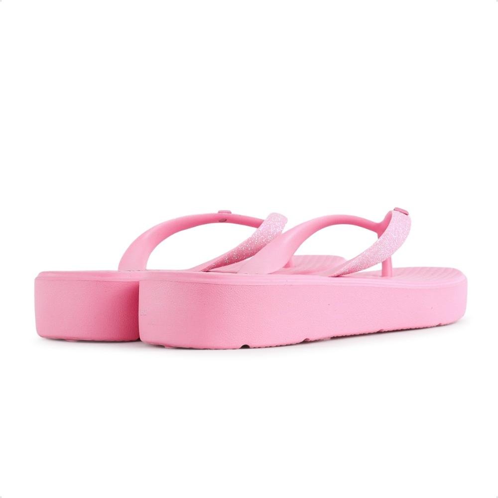 Chinelo Ramarim Plataforma Feminino Rosa 6