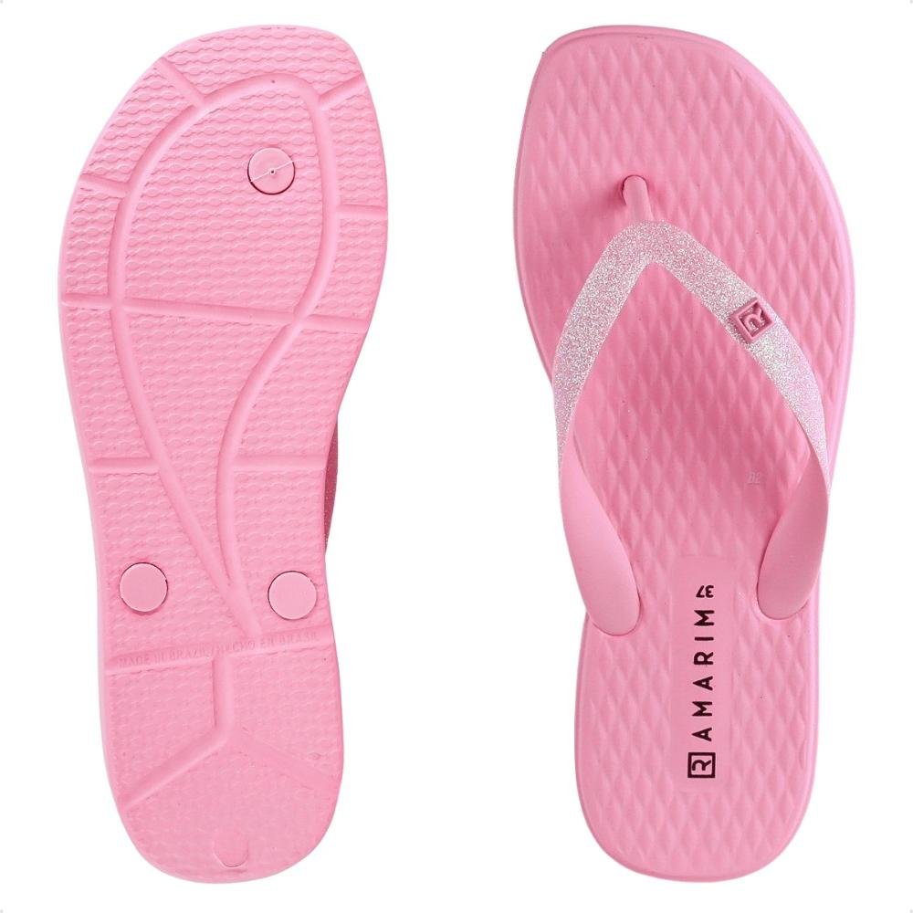 Chinelo Ramarim Plataforma Feminino Rosa 7
