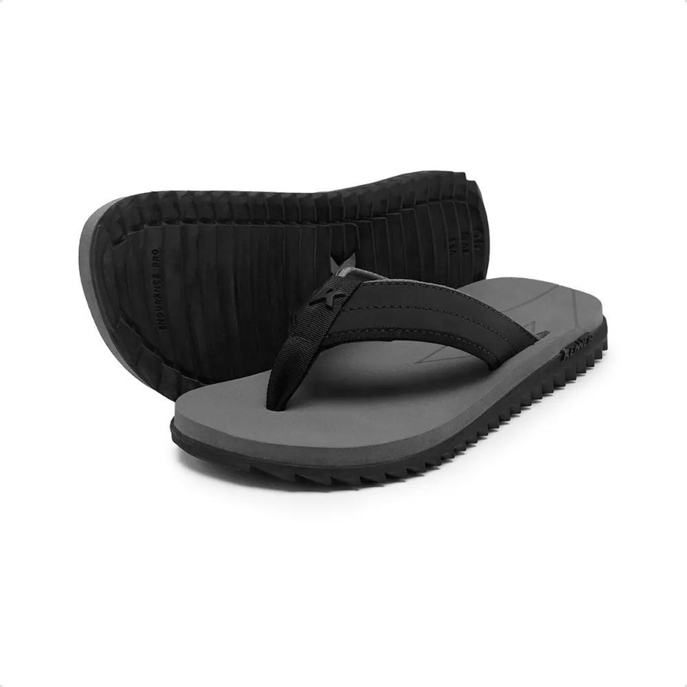 Sandália Kenner Kivah Kamu Preto/Cinza 2