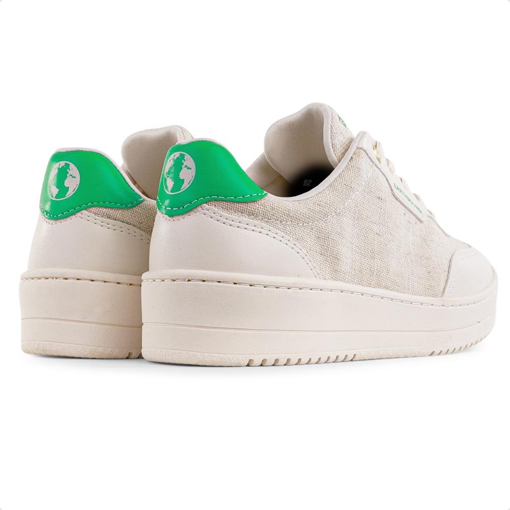 Tênis Ramarim Casual Eco Feminino Bege/Verde 5