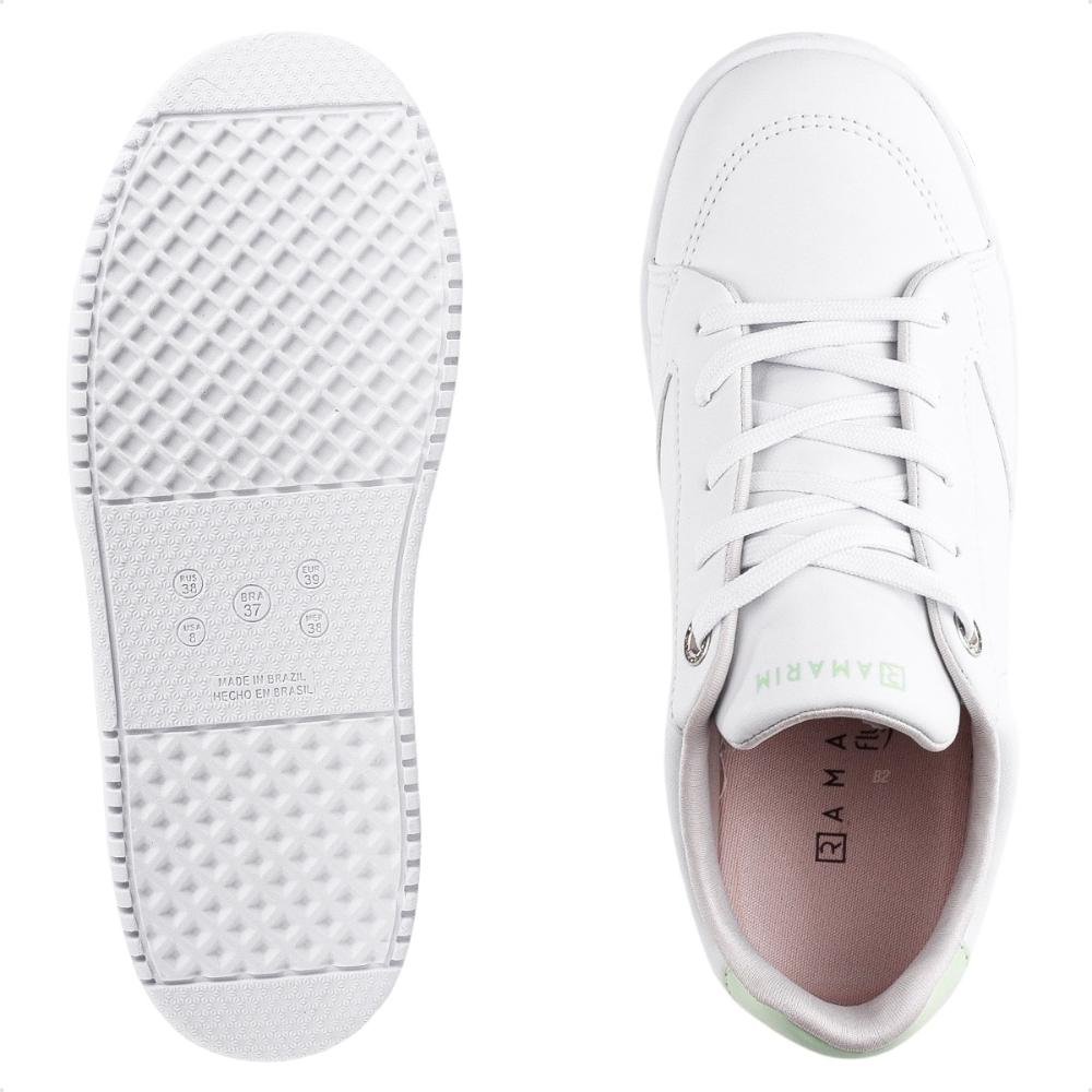 Tênis Ramarim Caixa Alta Feminino Branco/Verde 6