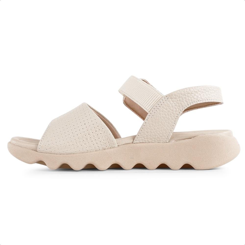 Sandália Usaflex Fivela Feminina Bege 2