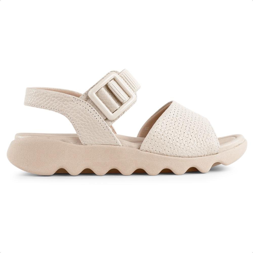 Sandália Usaflex Fivela Feminina Bege 7