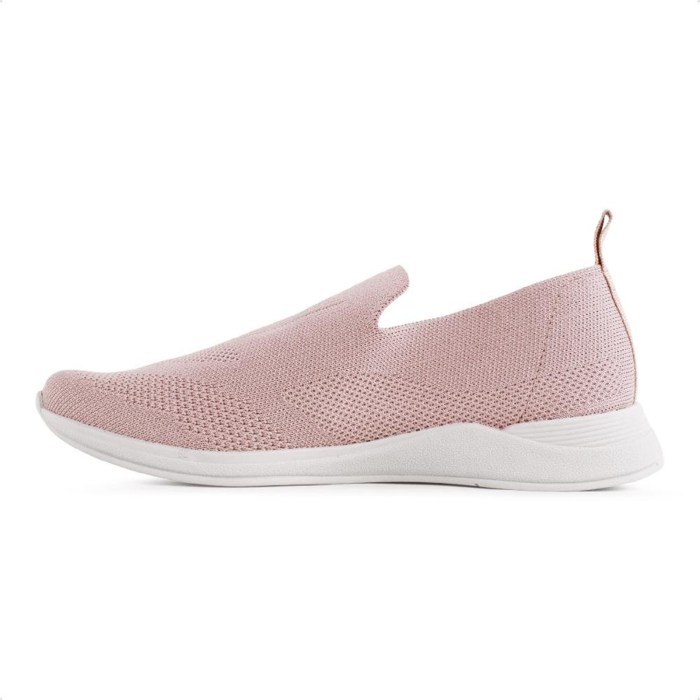 Tênis Casual Usaflex Tricot Feminino Rosa 2