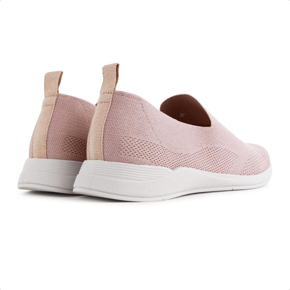 Tênis Casual Usaflex Tricot Feminino Rosa 5