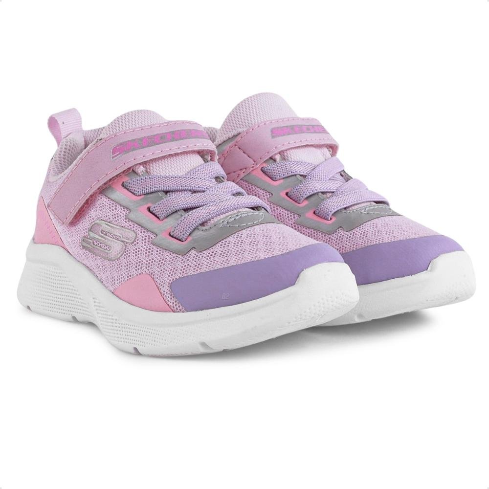 Tênis Skechers Bright Retros Infantil Rosa/Roxo 3