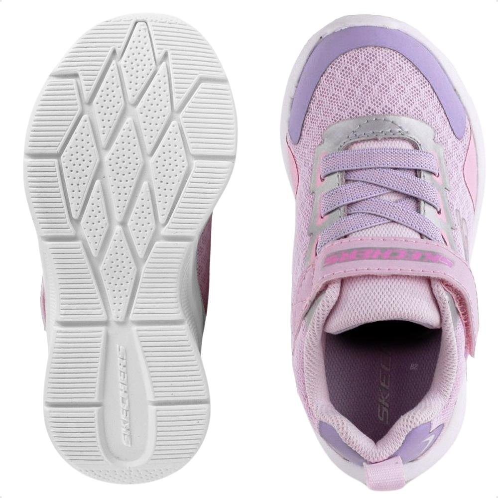 Tênis Skechers Bright Retros Infantil Rosa/Roxo 6