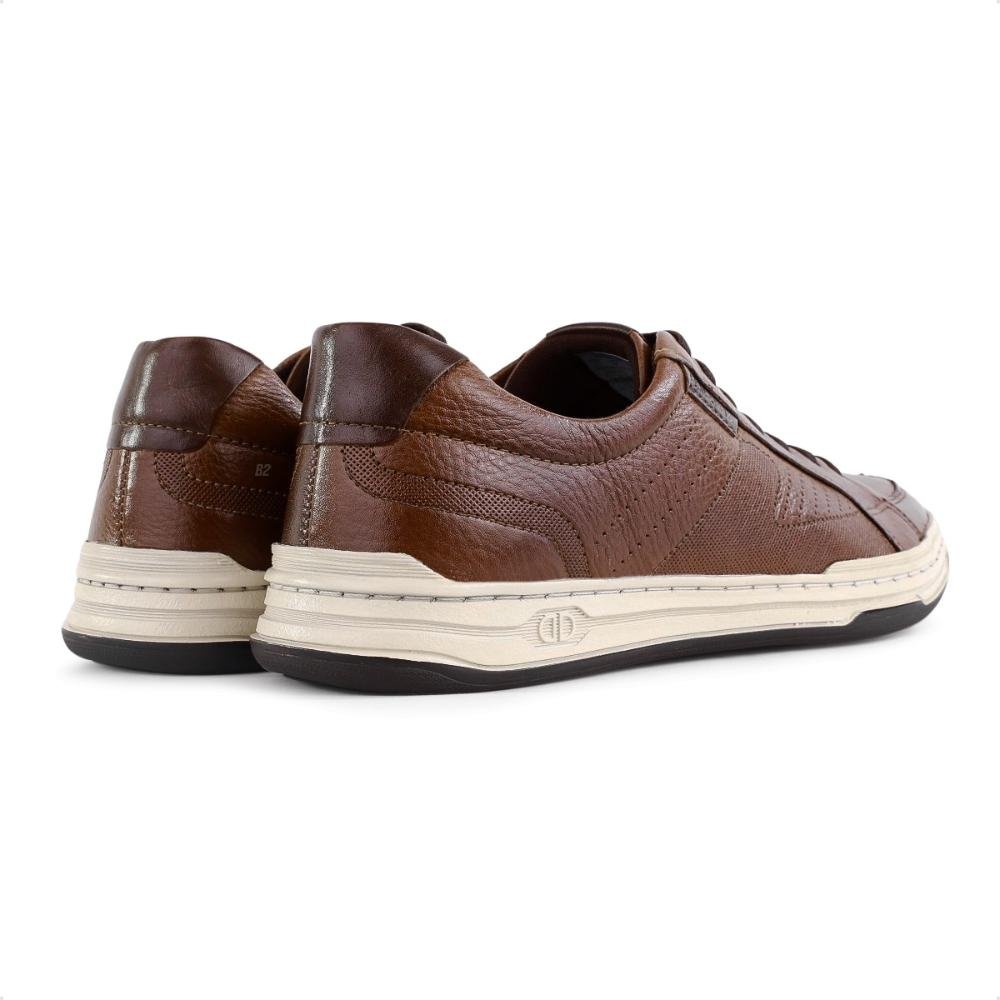 Sapatênis Democrata Denim Jay Masculino Marrom 5