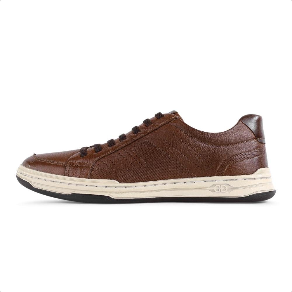 Sapatênis Democrata Denim Jay Masculino Marrom 2