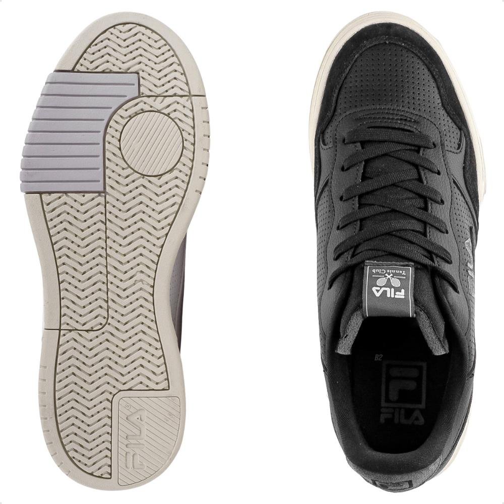 Tênis Fila Original Fitness Tennis Club II Masculino Preto/Cinza 5
